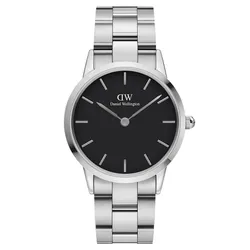 Đồng Hồ Nam Daniel Wellington Iconic Link DW00100204 Màu Bạc Đen