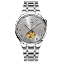 Đồng Hồ Nam I&W Carnival 55820G-T3 Automatic Màu Bạc Xám
