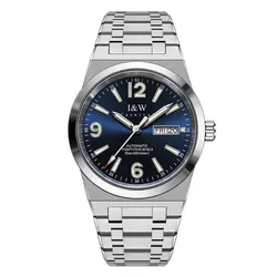 Đồng Hồ Nam I&W Carnival 730G-T1 Màu Xanh Bạc