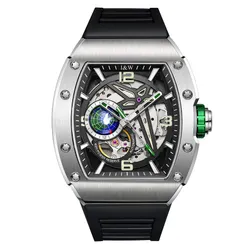 Đồng Hồ Nam I&W Carnival 737G-S2 Automatic Sport Màu Đen Bạc