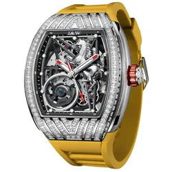 Đồng Hồ Nam I&W Carnival 768G-S4 Automatic Màu Vàng Bạc