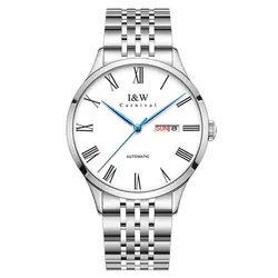 Đồng Hồ Nam I&W Carnival 8912G-T1 Màu Bạc Trắng