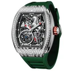 Đồng Hồ Nam I&W Carnival 768G-S2 Automatic Màu Xanh Lá