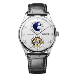 Đồng Hồ Nam Lobinni LB13006G-D3 Màu Đen - Bạc