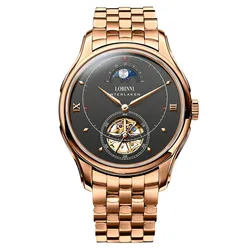 Đồng Hồ Nam Lobinni LB13023G-T2 Màu Vàng Đen