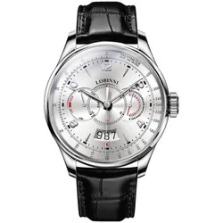 Đồng Hồ Nam Lobinni LB16013G-D3 Màu Đen Bạc