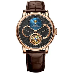 Đồng Hồ Nam Lobinni LB16015G-D2 Màu Nâu