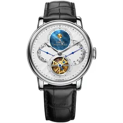 Đồng Hồ Nam Lobinni LB16015G-D3 Màu Đen Bạc