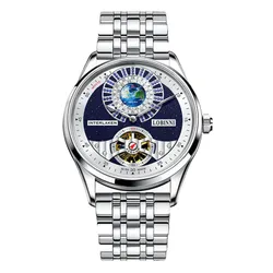 Đồng Hồ Nam Lobinni LB16038G-T2 Màu Xanh Bạc