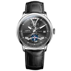 Đồng Hồ Nam Lobinni LB18018G-D4 Màu Đen