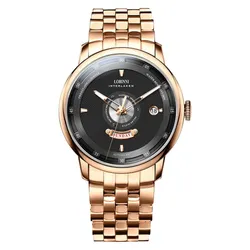 Đồng Hồ Nam Lobinni LB18071G-T2 Màu Vàng Đen