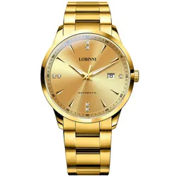 Đồng Hồ Nam Lobinni LB19002G-T3 Màu Vàng