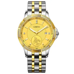 Đồng Hồ Nam Lobinni LB19005G-T2 Màu Bạc Vàng