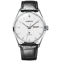 Đồng Hồ Nam Lobinni LB19009G-D1 Màu Đen Bạc