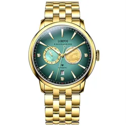 Đồng Hồ Nam Lobinni LB19015G-T1 Màu Xanh Vàng