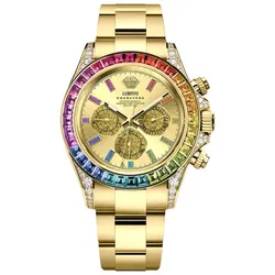 Đồng Hồ Nam Lobinni LB19030G-T2 Màu Vàng