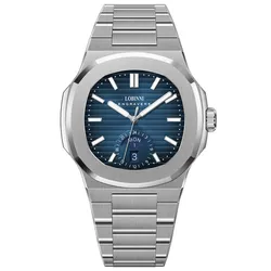 Đồng Hồ Nam Lobinni LB19069G (19069-A1-T4) Màu Xanh Bạc