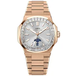 Đồng Hồ Nam Lobinni  LB19069G (19069-A2-T1) Màu Vàng Hồng