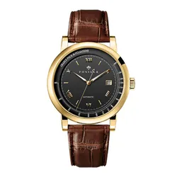 Đồng Hồ Nam Poniger Automatic P305G-D2 Màu Đen - Nâu