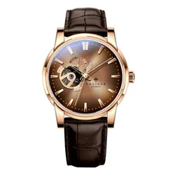 Đồng Hồ Nam Poniger P519G-D1 Màu Nâu-Vàng