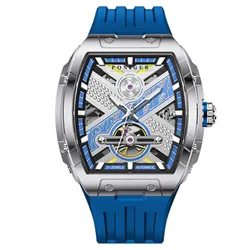 Đồng Hồ Nam Poniger P615G-S2 Automatic Màu Xanh Bạc