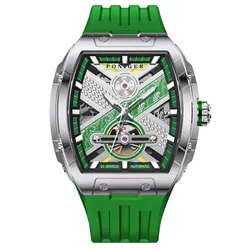 Đồng Hồ Nam Poniger P615G-S4 Automatic Màu Xanh Bạc