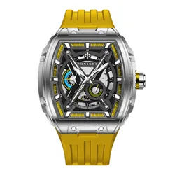 Đồng Hồ Nam Poniger P616G-S5 Automatic Màu Vàng Xám