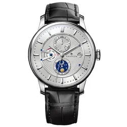 Đồng Hồ Nam Poniger P813G-D3 Automatic Màu Đen Bạc