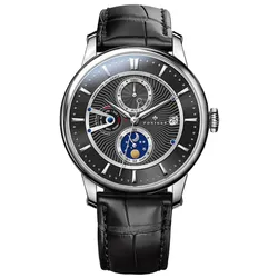 Đồng Hồ Nam Poniger P813G-D4 Automatic Màu Đen