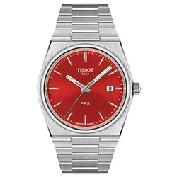 Đồng Hồ Nam Tissot PRX Quartz T137.410.11.421.00 (T1374101142100) Màu Bạc Đỏ