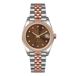 Đồng Hồ Nữ Alexander Ferros Quartz 8222D-08 31mm Màu Bạc - Nâu