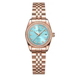 Đồng Hồ Nữ Carnival 8131L2-VH-XT Màu Xanh - Vàng