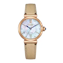 Đồng Hồ Nữ Citizen Eco-Drive EM1073-18D Màu Be