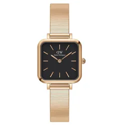 Đồng Hồ Nữ Daniel Wellington 22x22mm Quadro Studio RG Black DW00100518 Màu Đen/ Vàng Hồng
