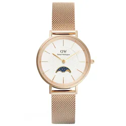 Đồng Hồ Nữ Daniel Wellington DW00100773 Petite Lune Melrose Màu Vàng Hồng