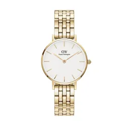 Đồng Hồ Nữ Daniel Wellington Petite 5-Link Evergold DW00100614 Màu Vàng