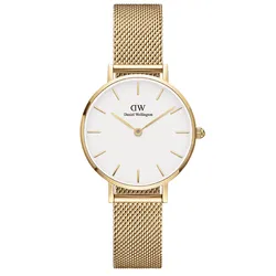 Đồng Hồ Nữ Daniel Wellington Petite Evergold 28mm DW00100350 Màu Vàng Trắng