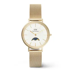 Đồng Hồ Nữ Daniel Wellington Petite Lune Evergold DW00100771 Màu Vàng Gold