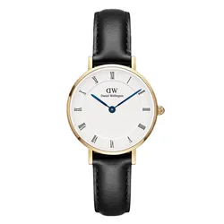 Đồng Hồ Nữ Daniel Wellington Petite Roman Numerals Sheffield Gold Màu Trắng Đen
