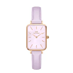 Đồng Hồ Nữ Daniel Wellington Quadro Lavender MOP Rose Gold DW00100637 Màu Tím