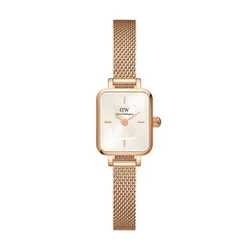 Đồng Hồ Nữ Daniel Wellington Quadro Mini Melrose Champagne DW00100651 Màu Vàng Hồng
