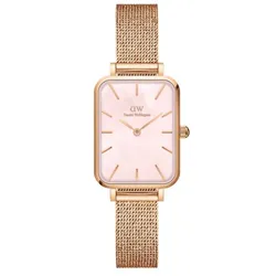 Đồng Hồ Nữ Daniel Wellington Quadro Pressed Melrose 20x26mm DW00100510 Màu Vàng Hồng