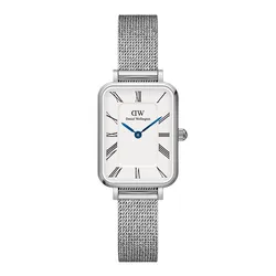 Đồng Hồ Nữ Daniel Wellington Quadro Roman Numerals Sterling Màu Bạc