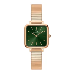 Đồng Hồ Nữ Daniel Wellington Quadro Studio Emerald Rose Gold DW00100519 Màu Vàng Hồng
