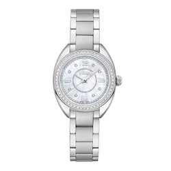 Đồng Hồ Nữ Fendi Momento Diamond Mother Of Pearl Dial Watch F218024500B1 Màu Bạc