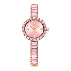 Đồng Hồ Nữ Swarovski Matrix Bangle Watch 5679890 Màu Hồng/Vàng Hồng