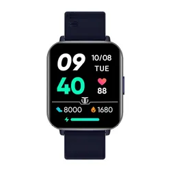 Đồng Hồ Thông Minh Titan Smart Watch Silicone Blue Strap 90155AP02 Màu Xanh Navy