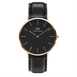 Đồng Hồ Unisex Daniel Wellington Classic Sheffield Màu Đen