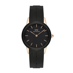 Đồng Hồ Unisex Daniel Wellington Iconic Motion Rose Gold Màu Đen