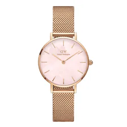 Đồng Hồ Unisex Daniel Wellington Petite Melrose Pearl Màu Vàng Hồng